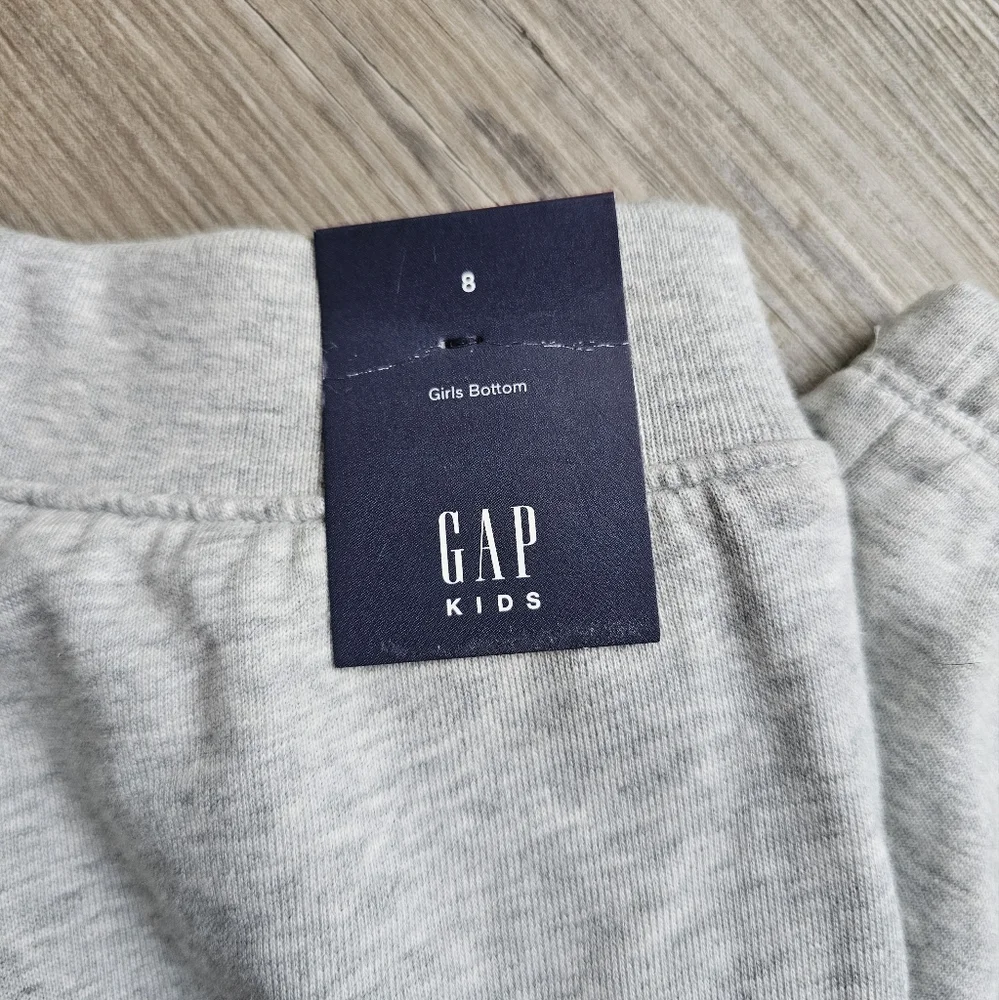Gap Kids Girls Small 6/7 Gray Draw String Joggers